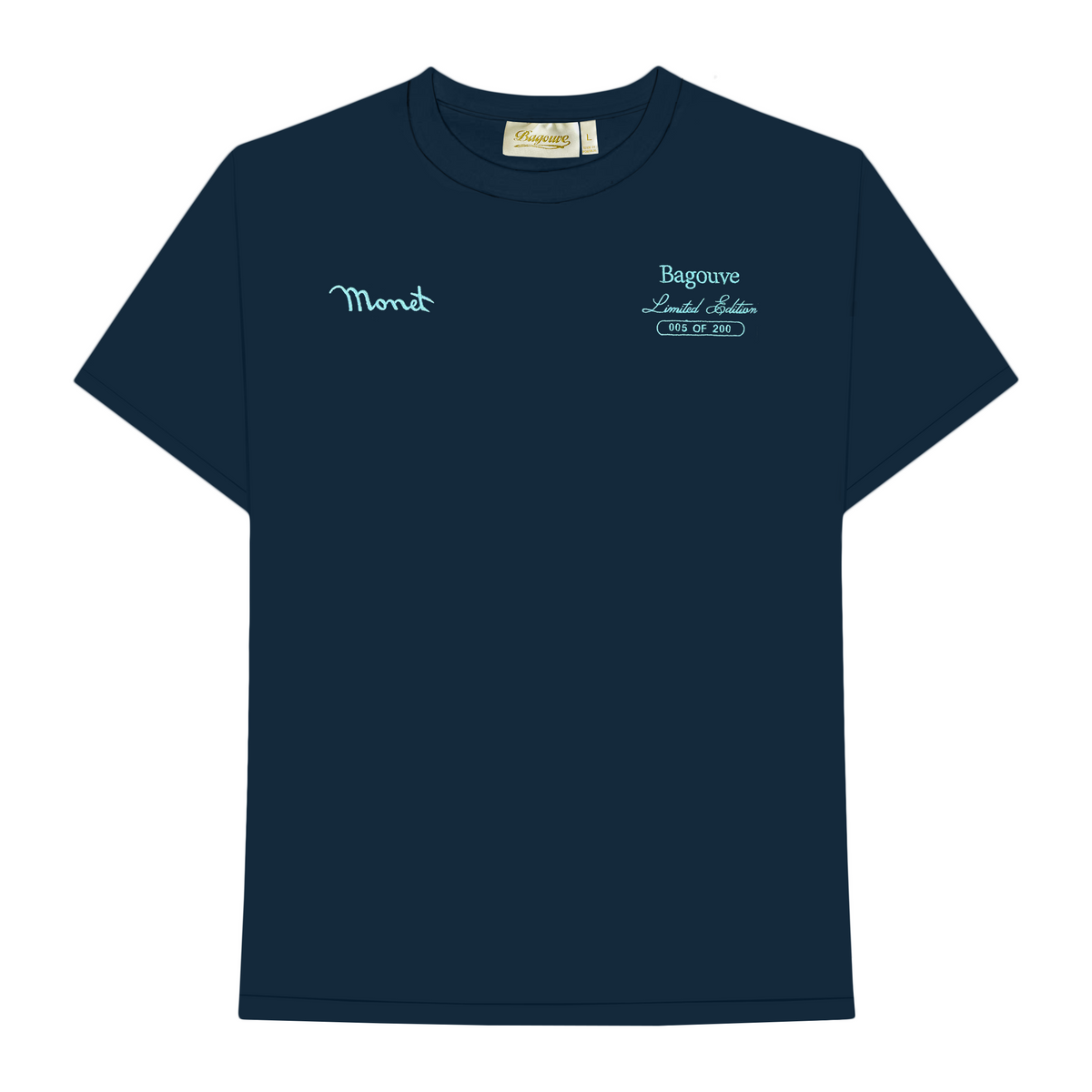 Bagouve Artwear - Arch T-Shirt Navy, Claude Monet, Unisex – BAGOUVE