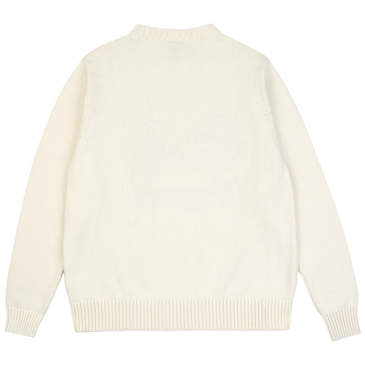 Bagouve Artwear - Knit Sweater Deux Amis, Ecru, Limited