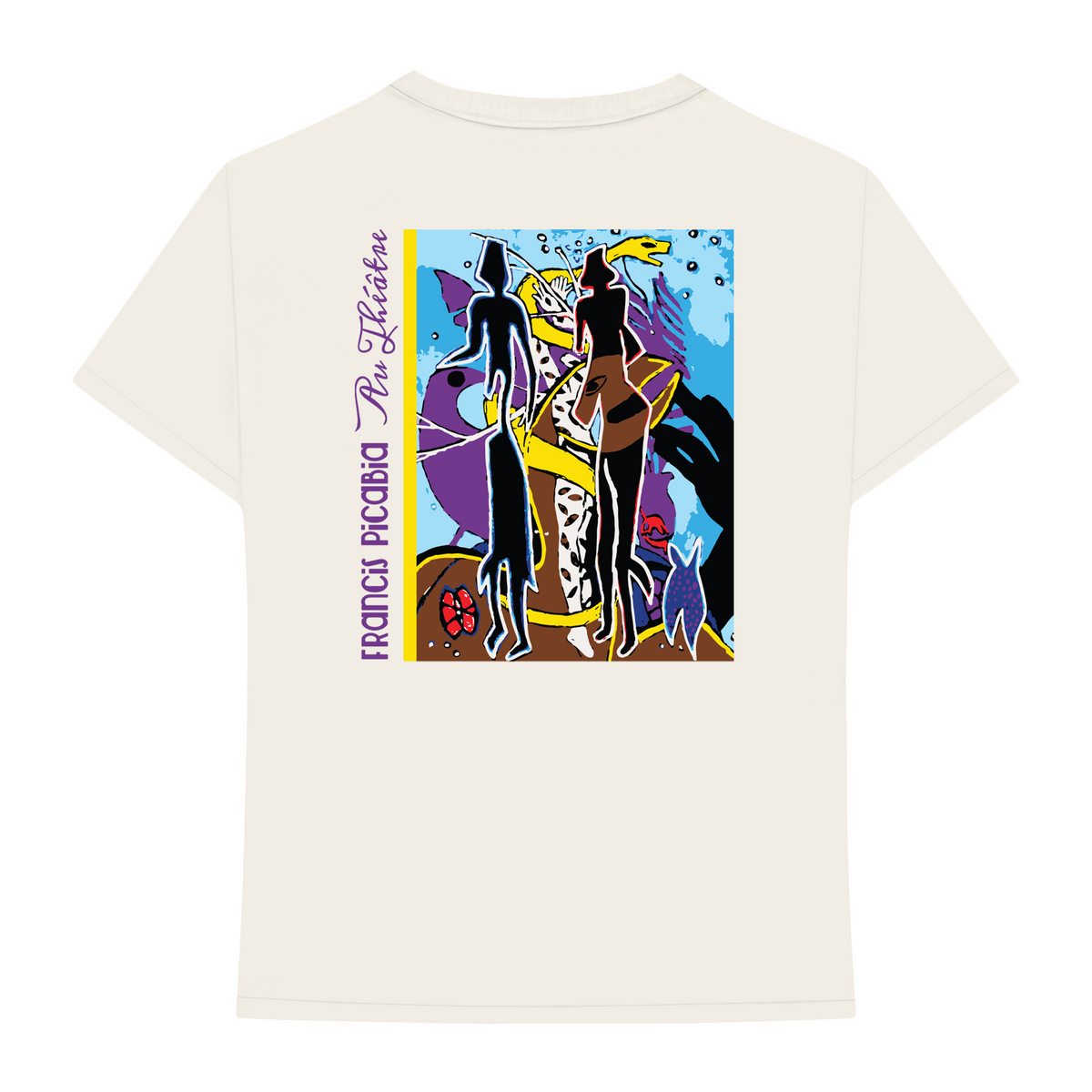 Bagouve Artwear - Au Theatre T-Shirt, Off White, Unisex – BAGOUVE
