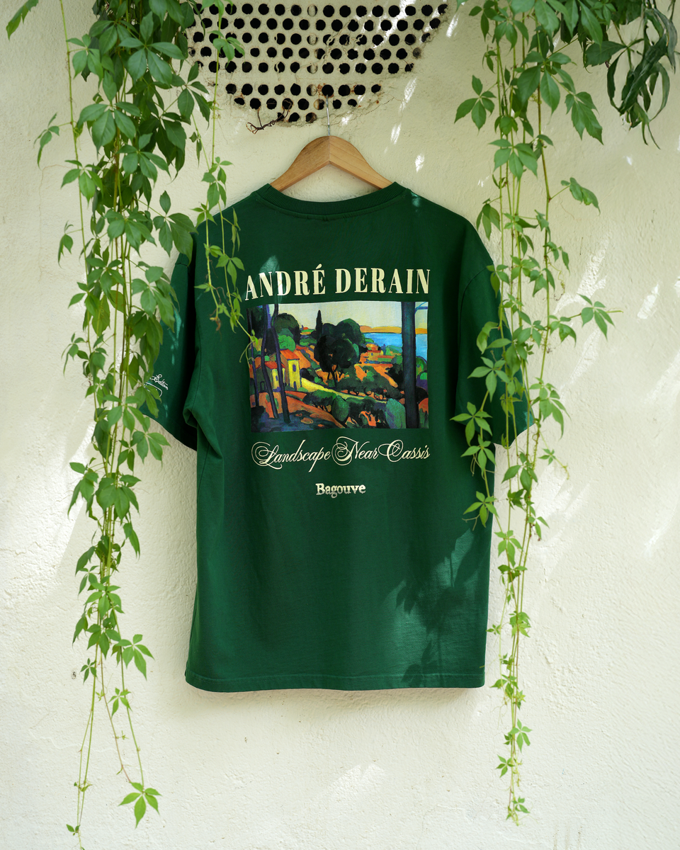 Bagouve Artwear - Cassis T-Shirt Green, Andre Derain, Unisex – BAGOUVE