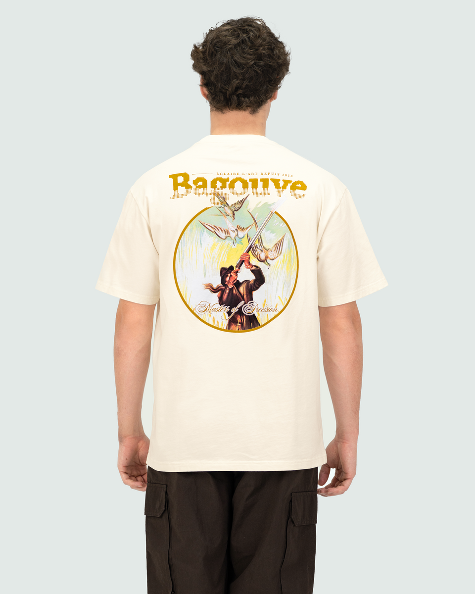 Bagouve Artwear - Precision T-Shirt Cream, Unisex – BAGOUVE