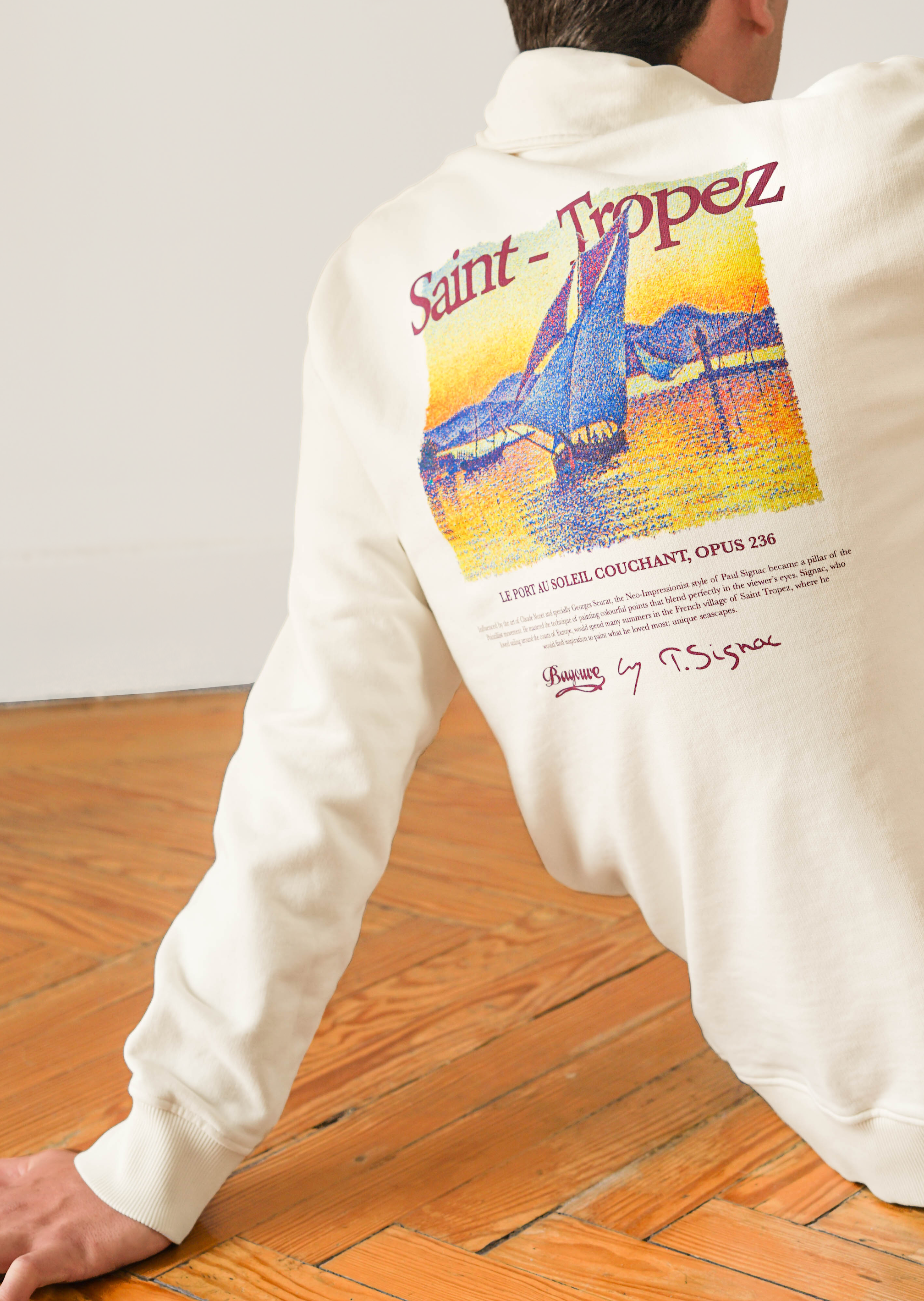 SAINT-TROPEZ POLO SWEATSHIRT