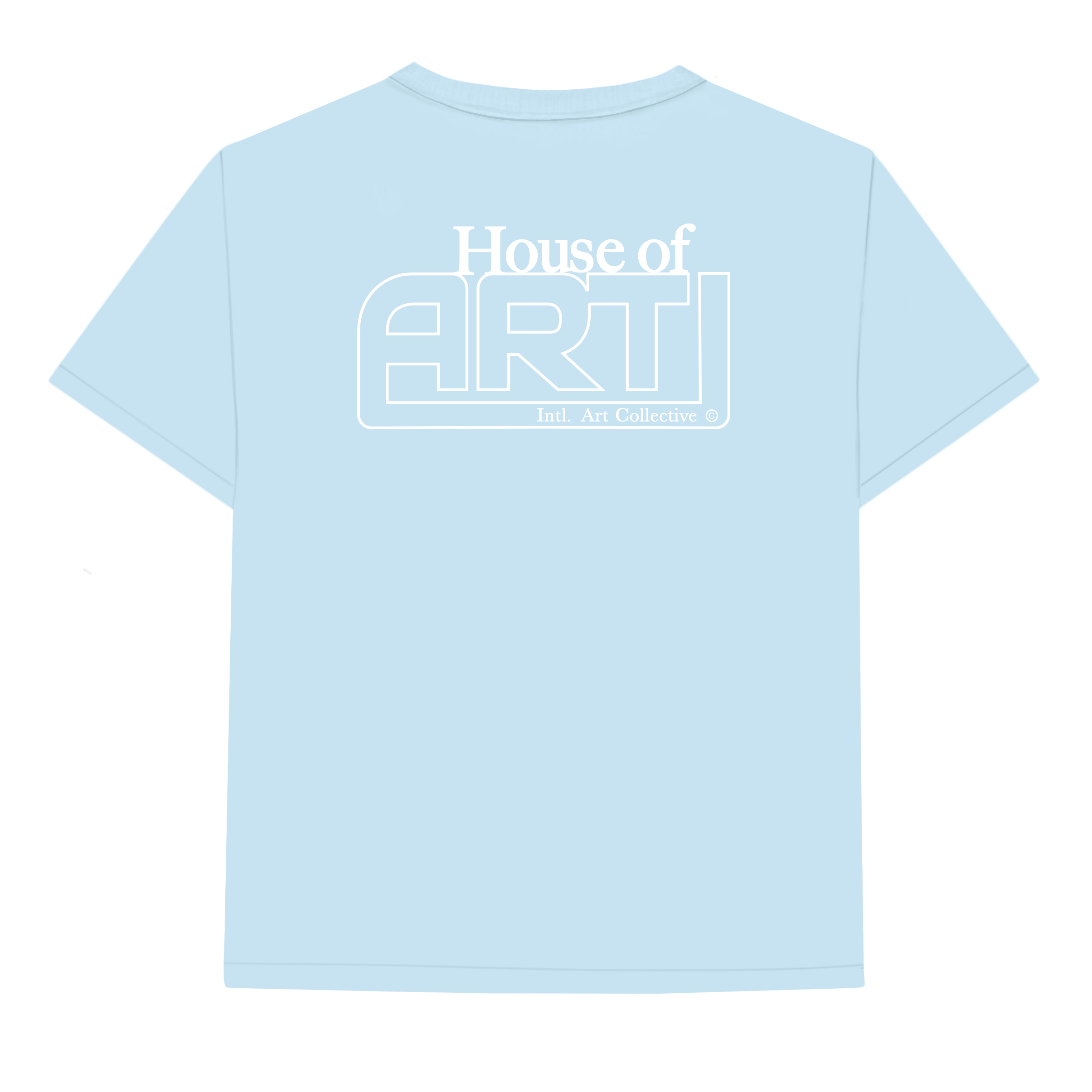HOUSE LOGO T-SHIRT LIGHT BLUE