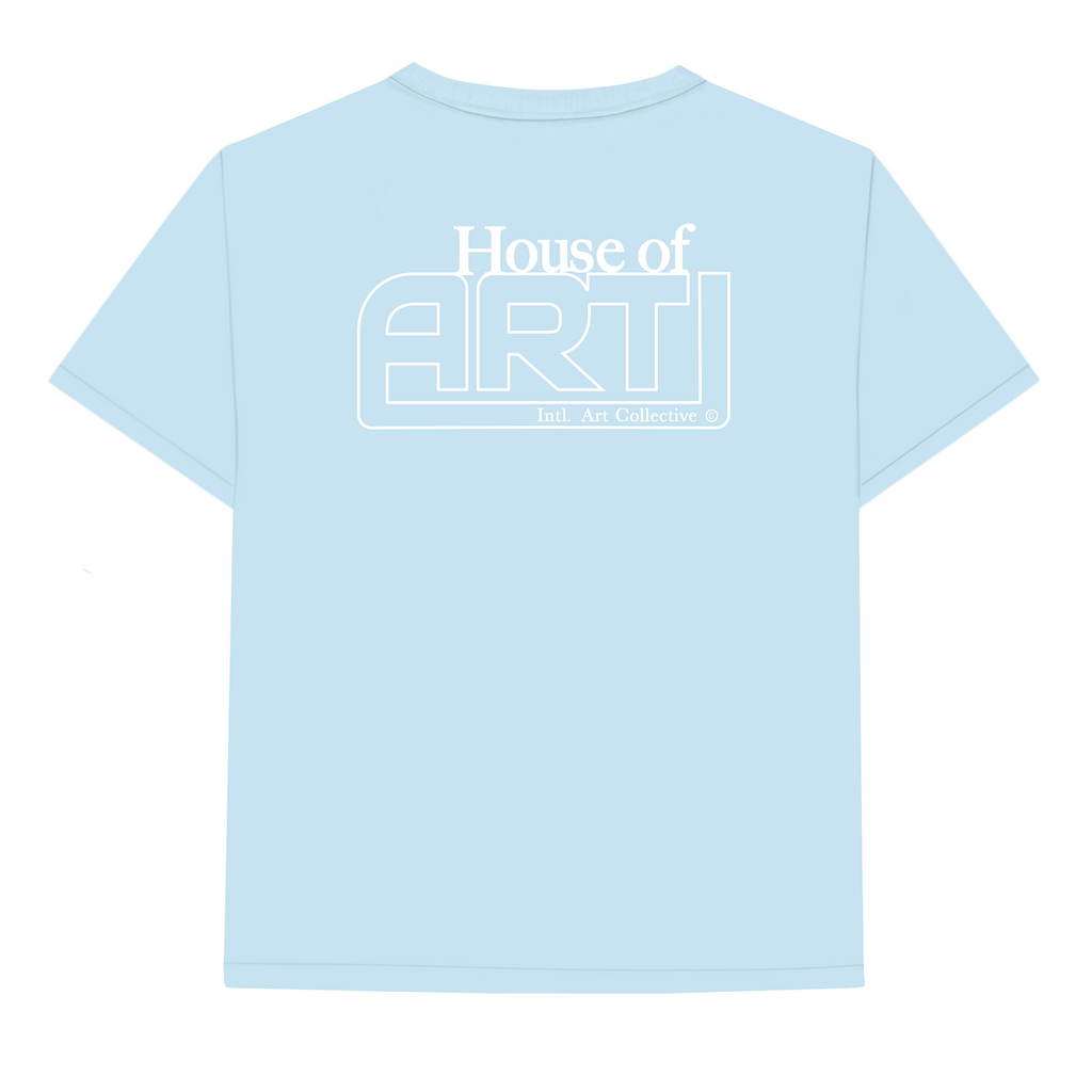 HOUSE LOGO T-SHIRT LIGHT BLUE