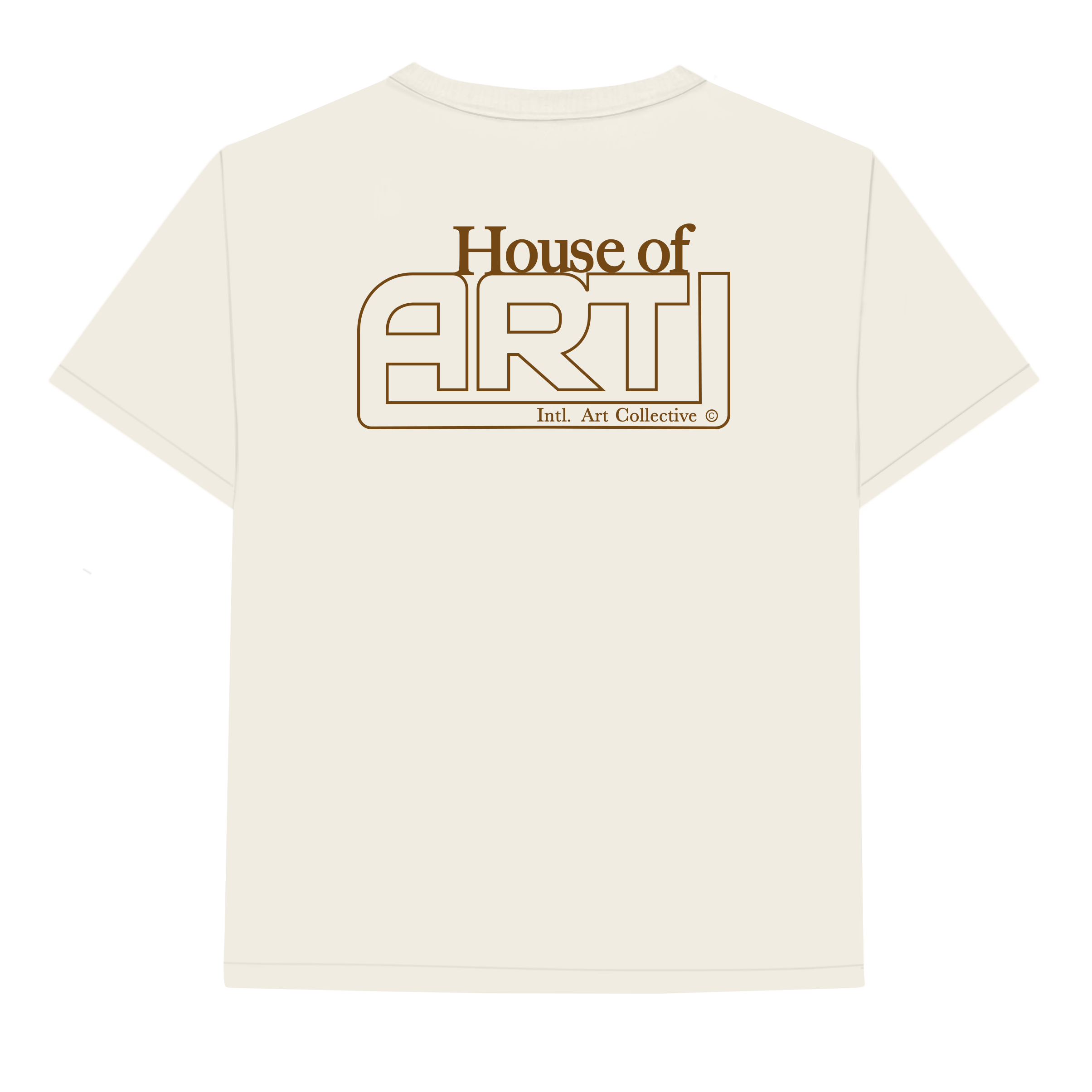 HOUSE LOGO T-SHIRT CREAM