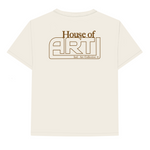HOUSE LOGO T-SHIRT CREAM
