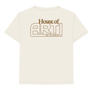 HOUSE LOGO T-SHIRT CREAM