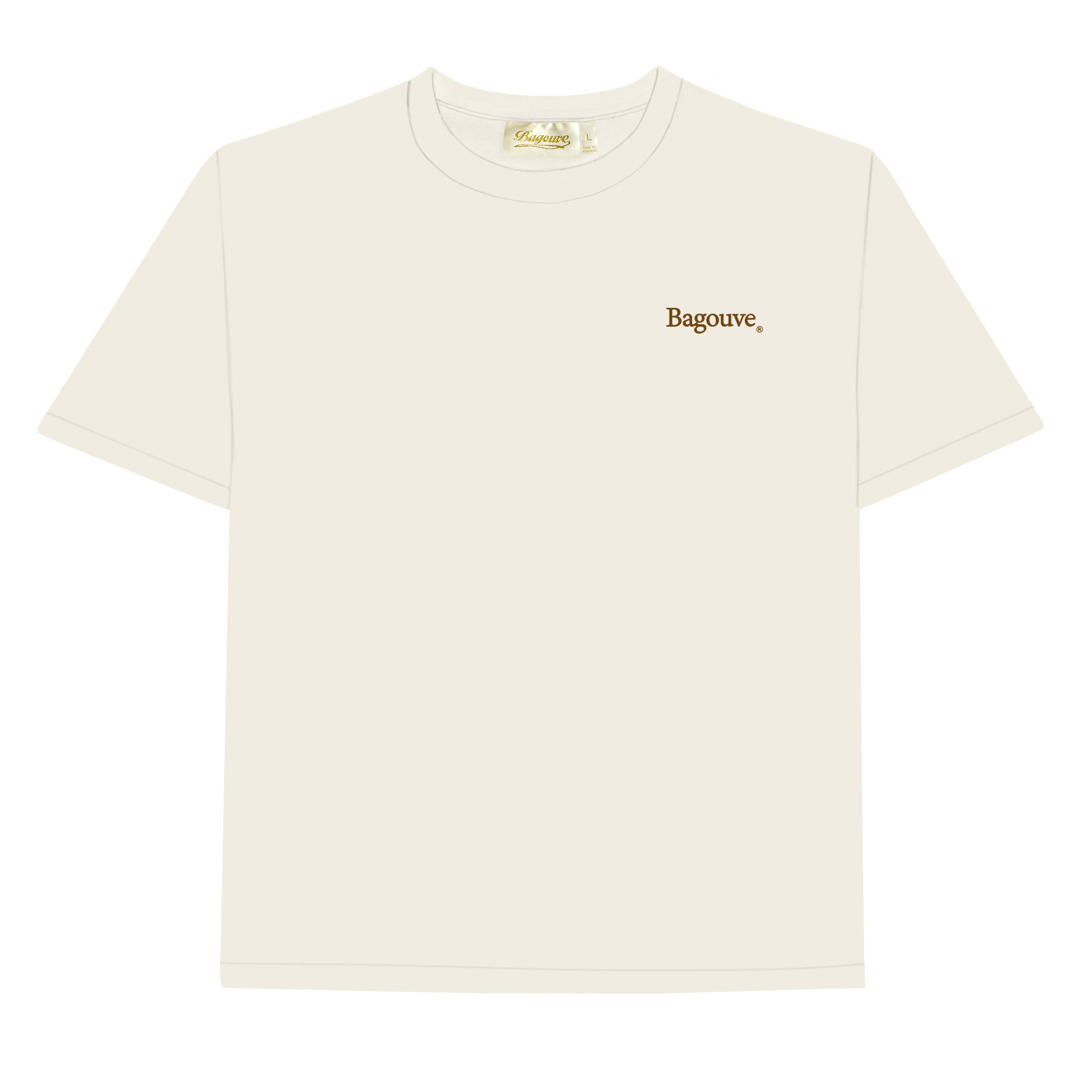 HOUSE LOGO T-SHIRT CREAM