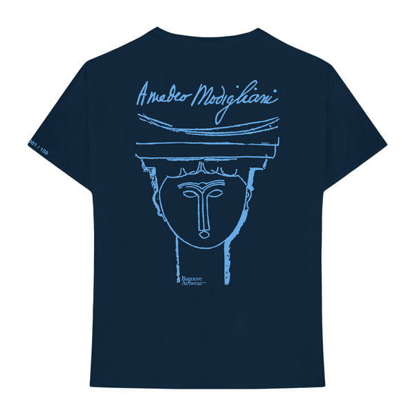 MODIGLIANI T-SHIRT NAVY | BAGOUVE ARTWEAR