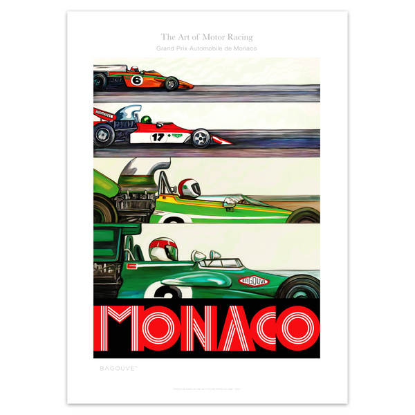 MONACO FINE ART PRINT | BAGOUVE ARTWEAR