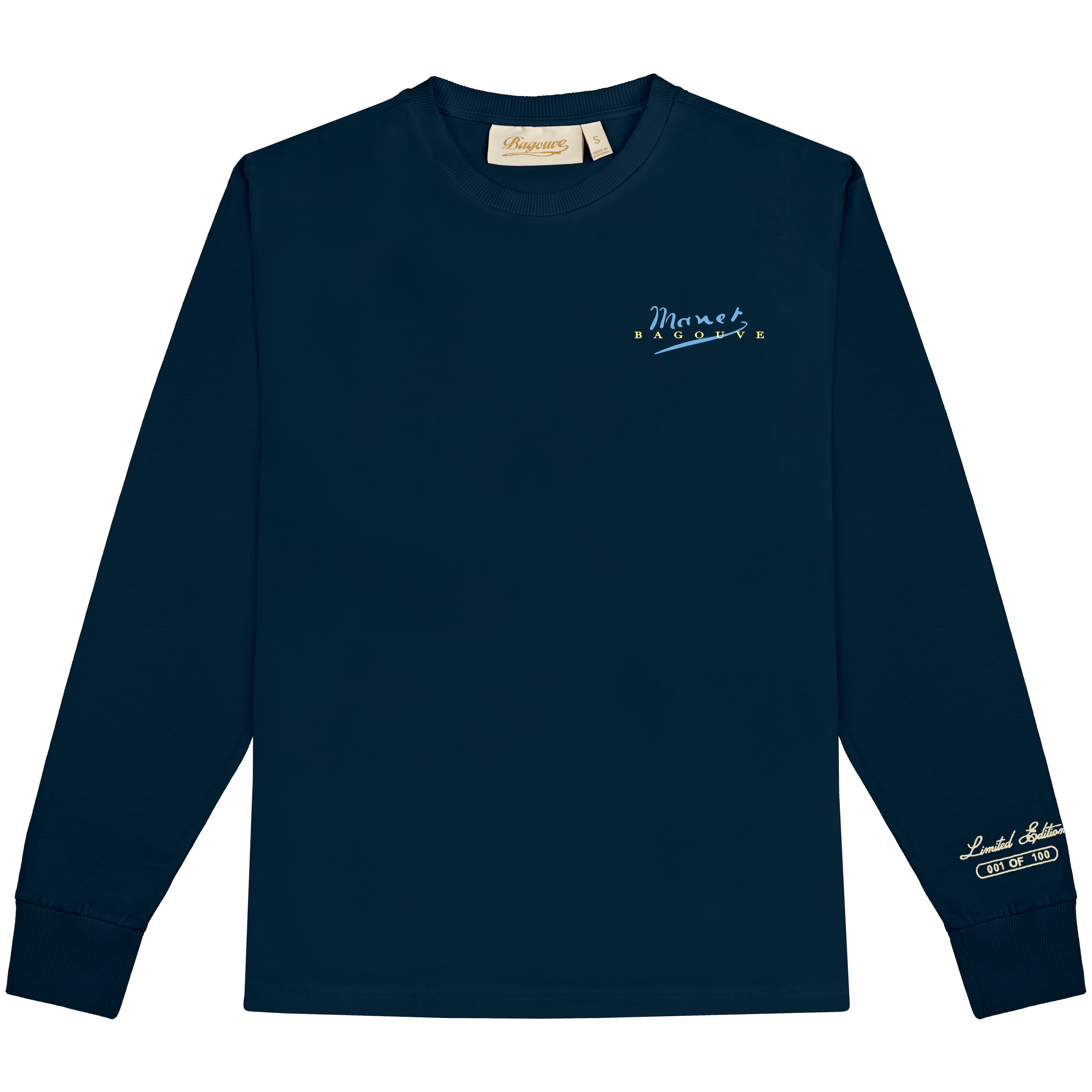 Bagouve Artwear - Café Longsleeve T-Shirt, Edouard Manet, Unisex