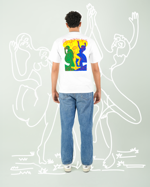 DANCE OF COLOURS T-SHIRT WHITE
