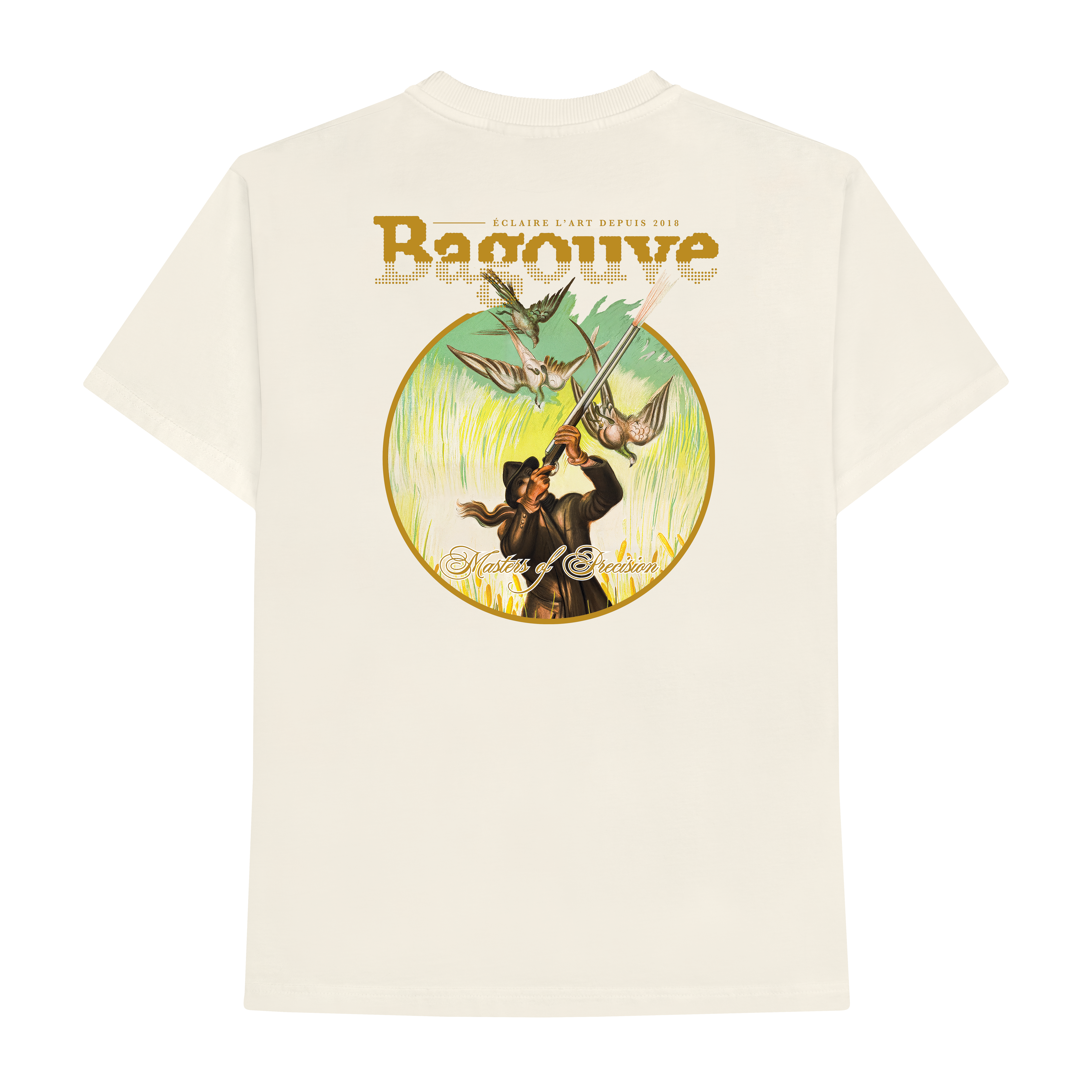 Bagouve Artwear - Precision T-Shirt Cream, Unisex – BAGOUVE