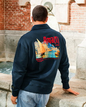 AMALFI POLO SWEATSHIRT