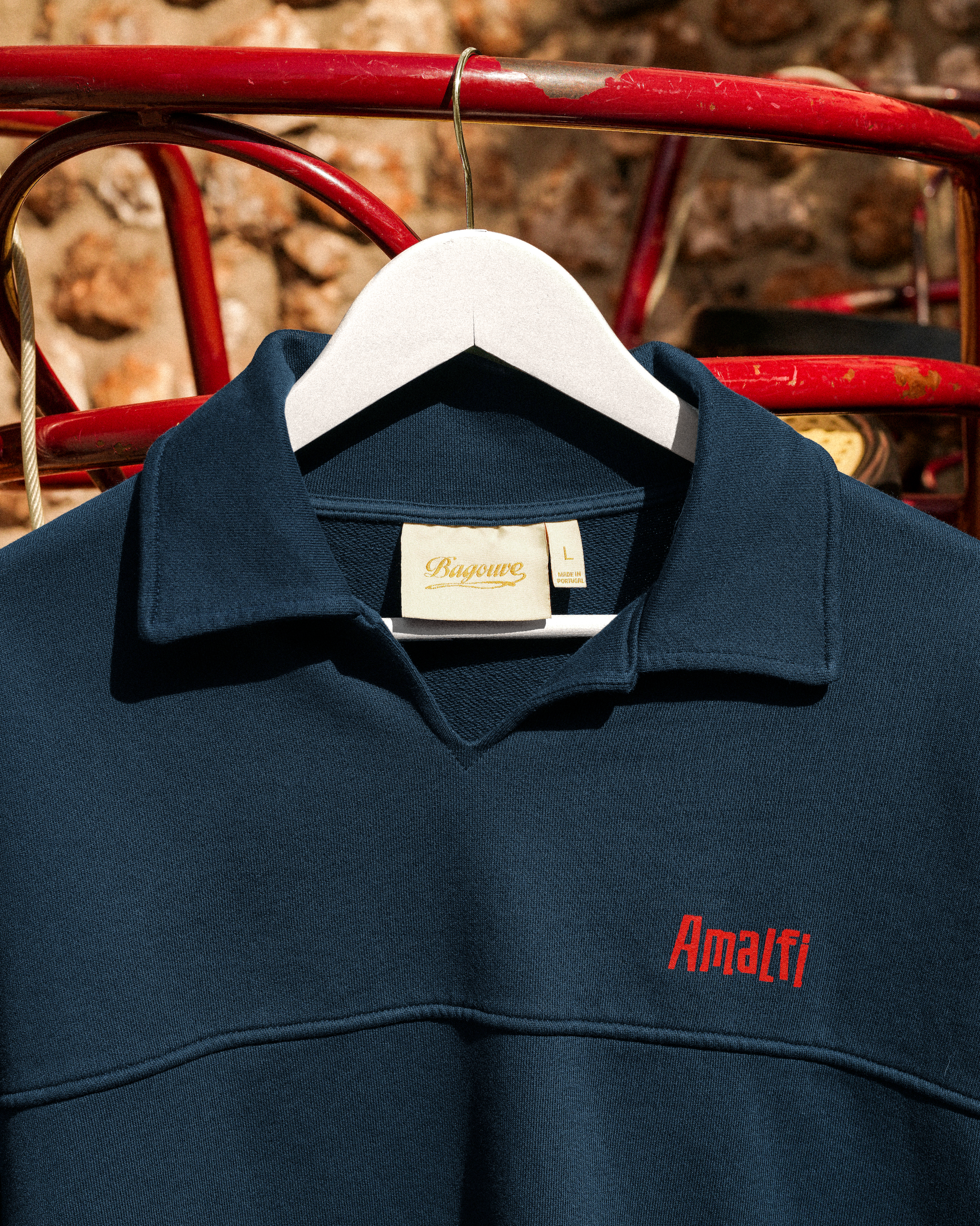 AMALFI POLO SWEATSHIRT