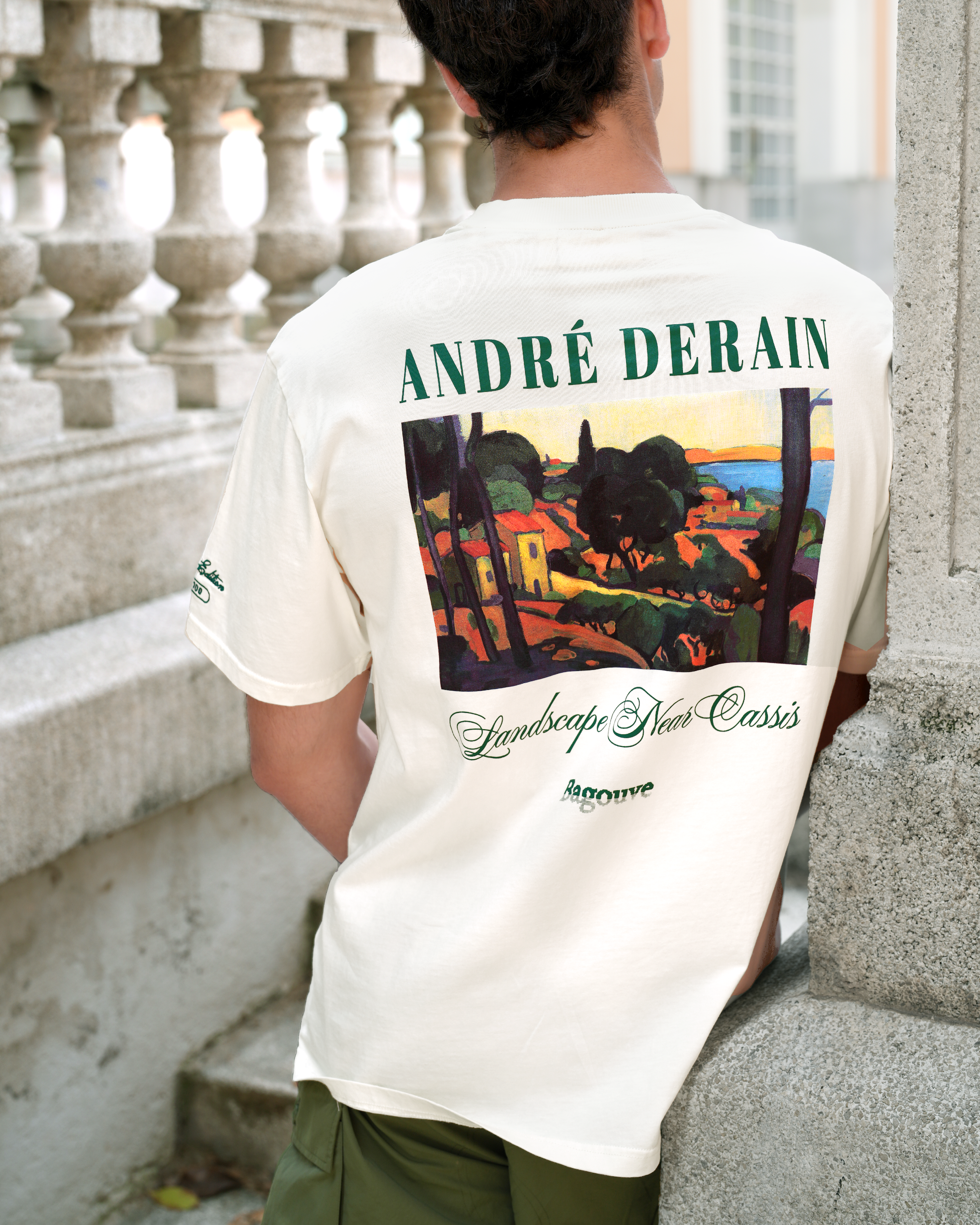 Bagouve Artwear - Cassis T-Shirt Cream, Andre Derain, Unisex – BAGOUVE Bagouve Artwear - Cassis T-Shirt Cream, Andre Derain, Unisex – BAGOUVE
