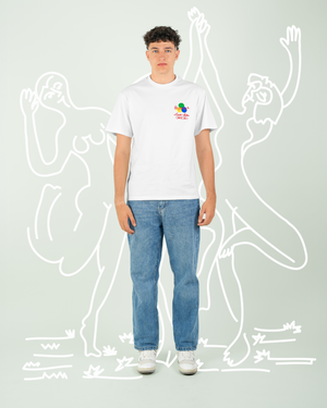 DANCE OF COLOURS T-SHIRT WHITE