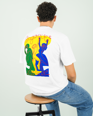 DANCE OF COLOURS T-SHIRT WHITE