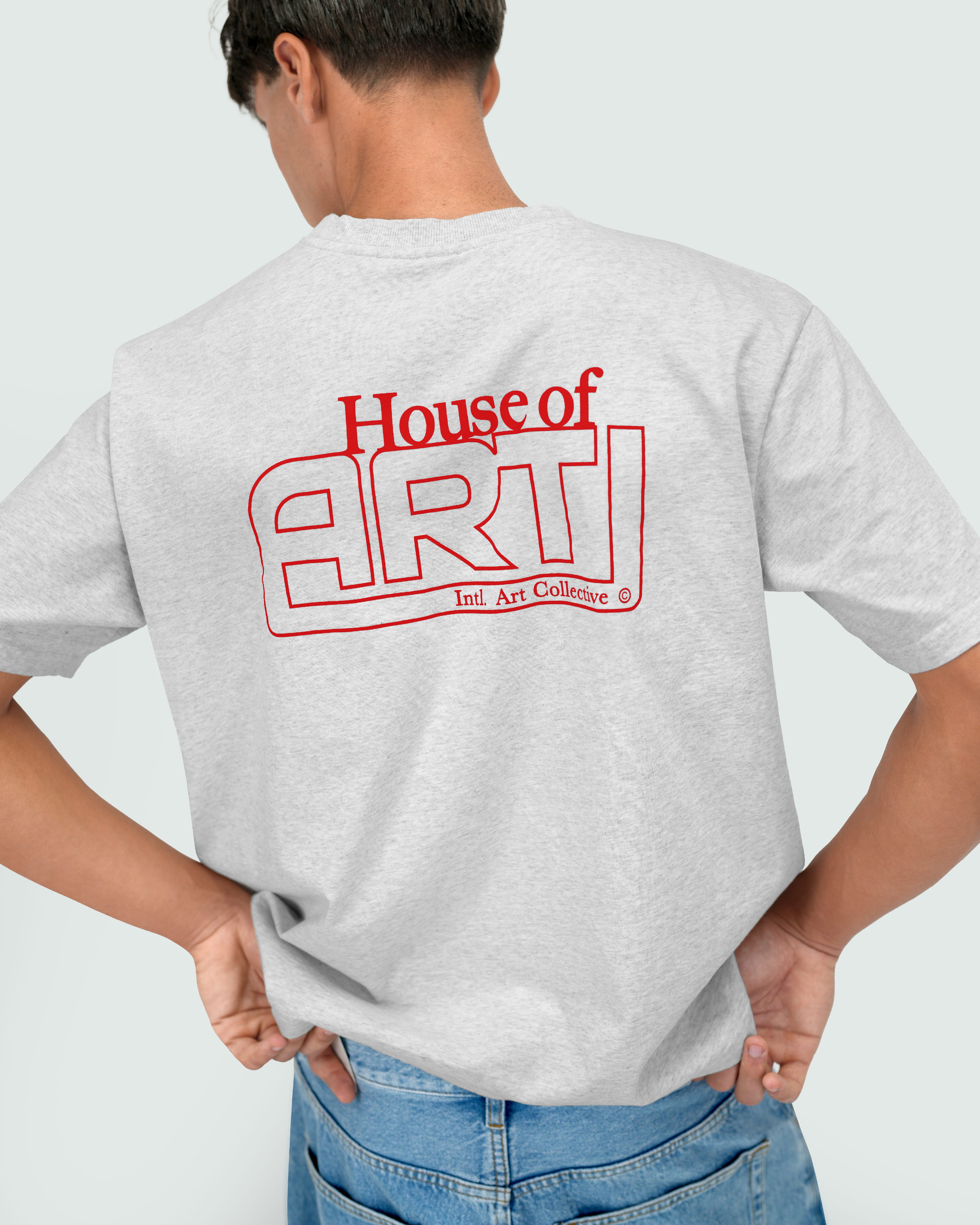 HOUSE LOGO T-SHIRT GREY