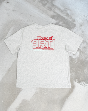 HOUSE LOGO T-SHIRT GREY