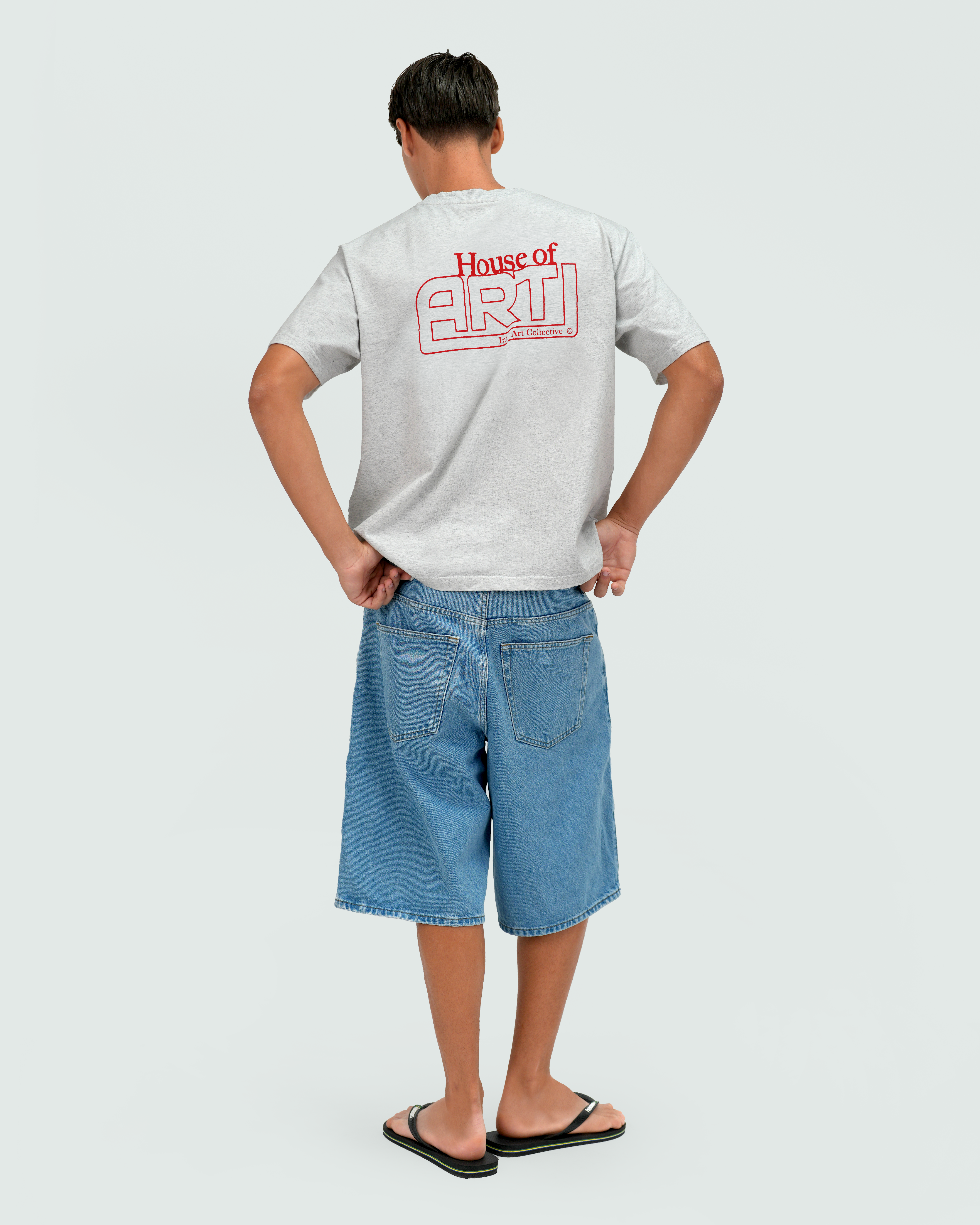 HOUSE LOGO T-SHIRT GREY