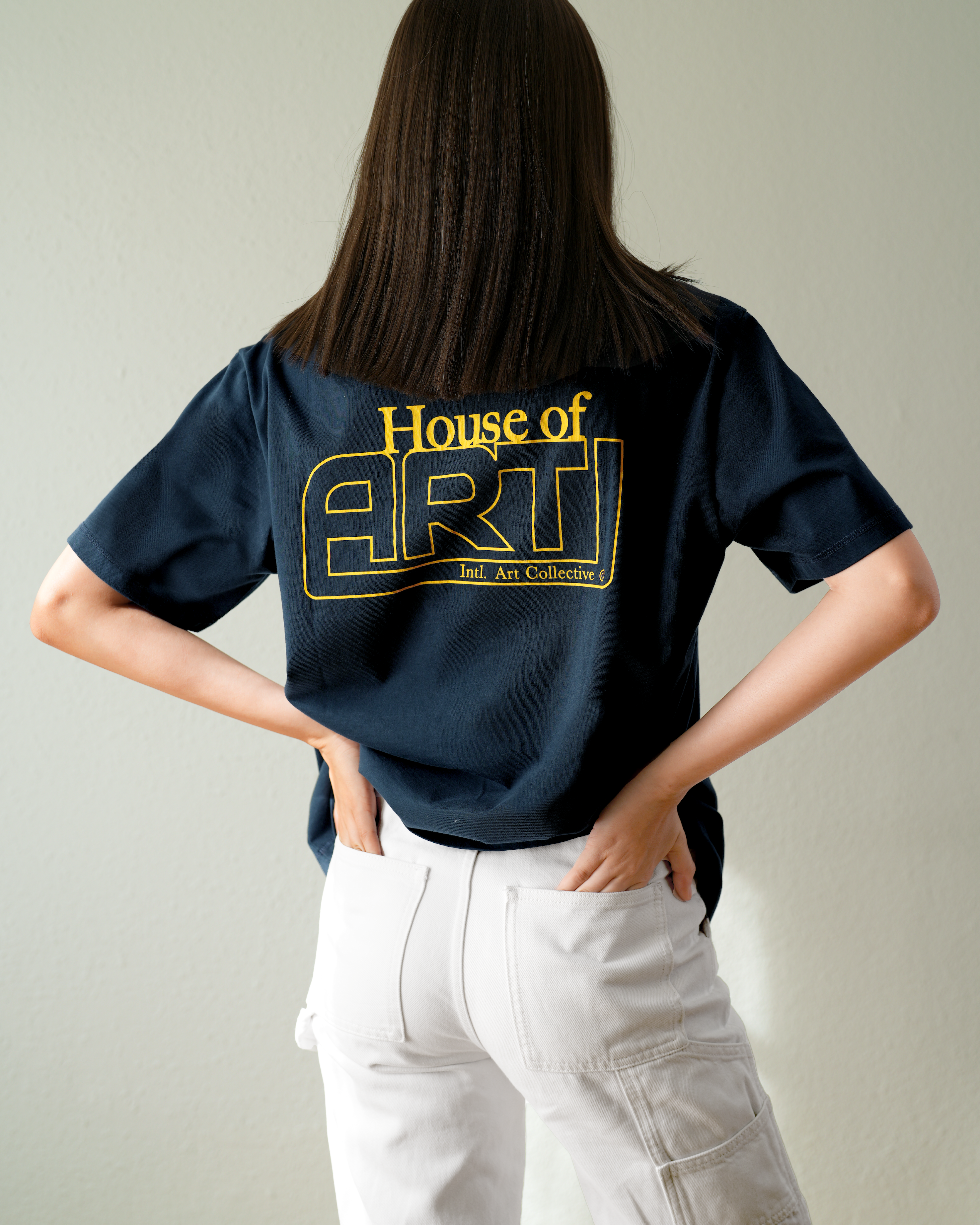 HOUSE LOGO T-SHIRT NAVY