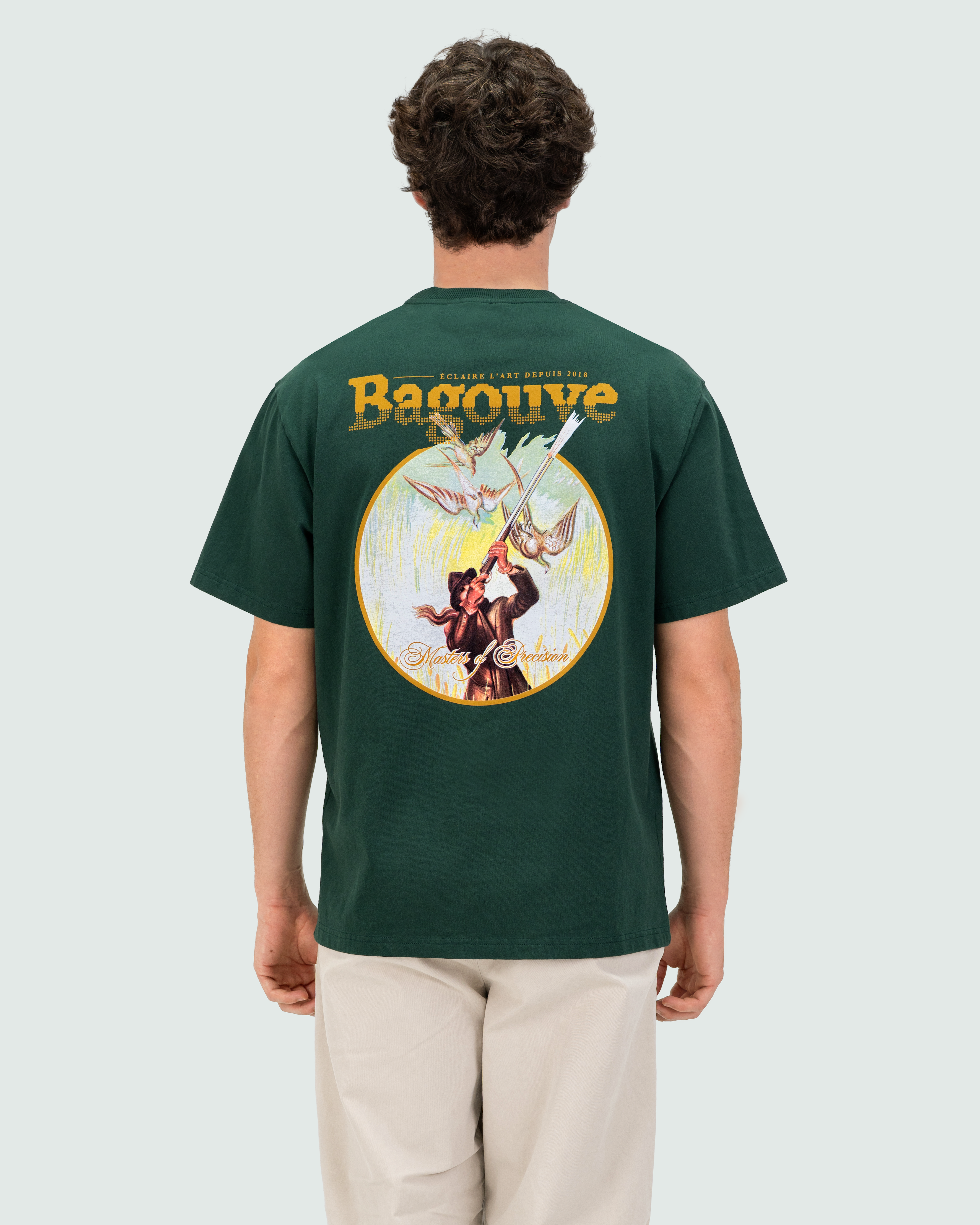 Bagouve Artwear - Precision T-Shirt Evergreen, Unisex – BAGOUVE