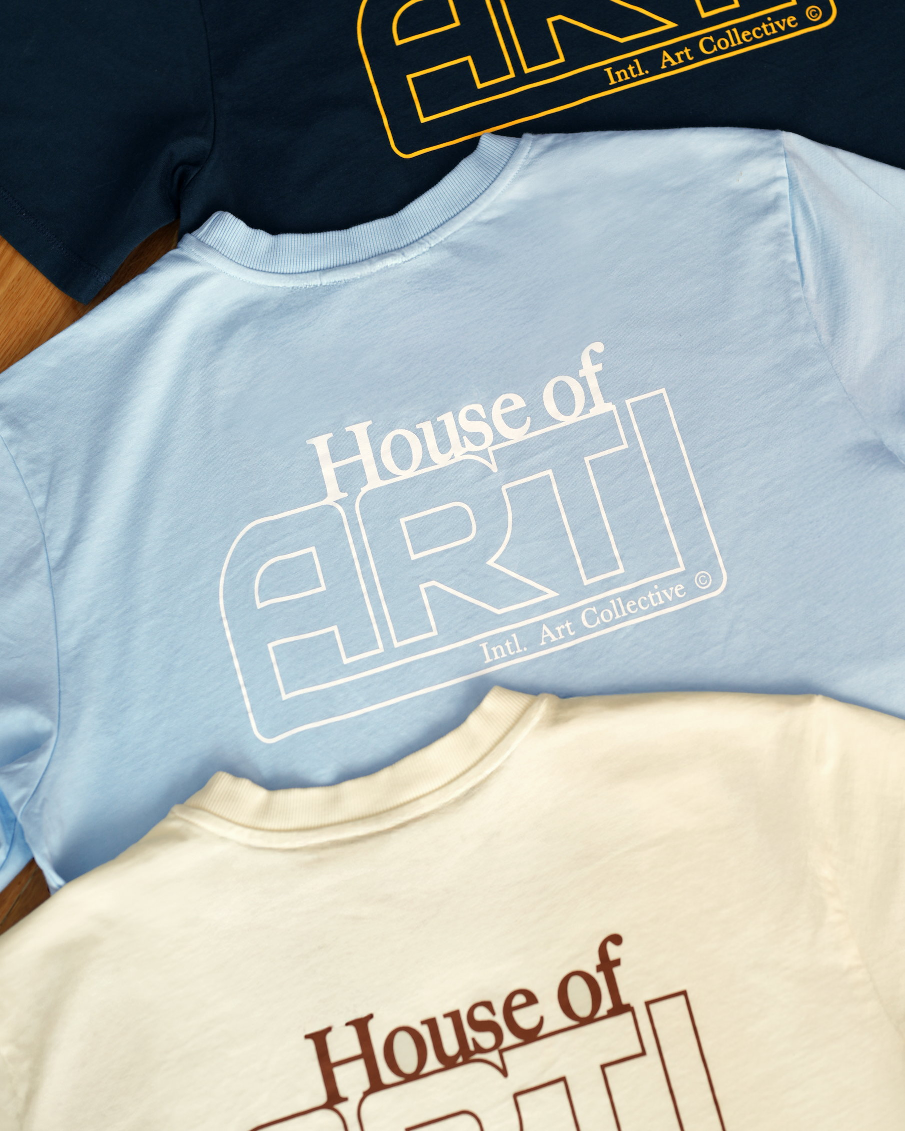 HOUSE LOGO T-SHIRT LIGHT BLUE