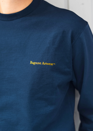 PAINTBRUSH NAVY LONGSLEEVE T-SHIRT