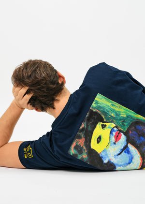 MASKE NAVY T-SHIRT