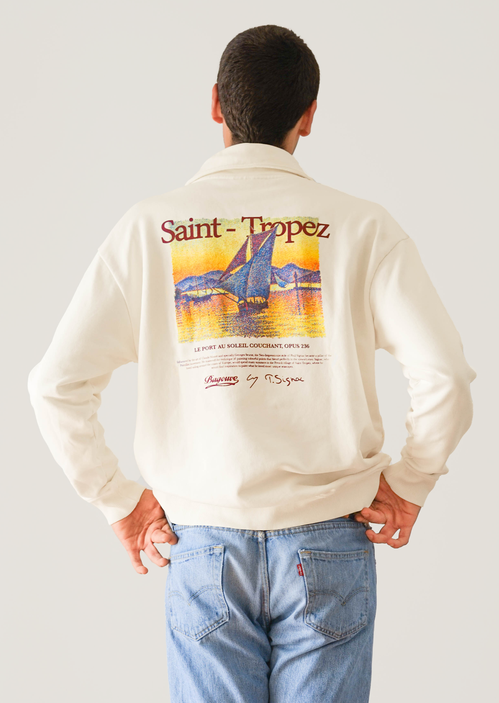 SAINT-TROPEZ POLO SWEATSHIRT