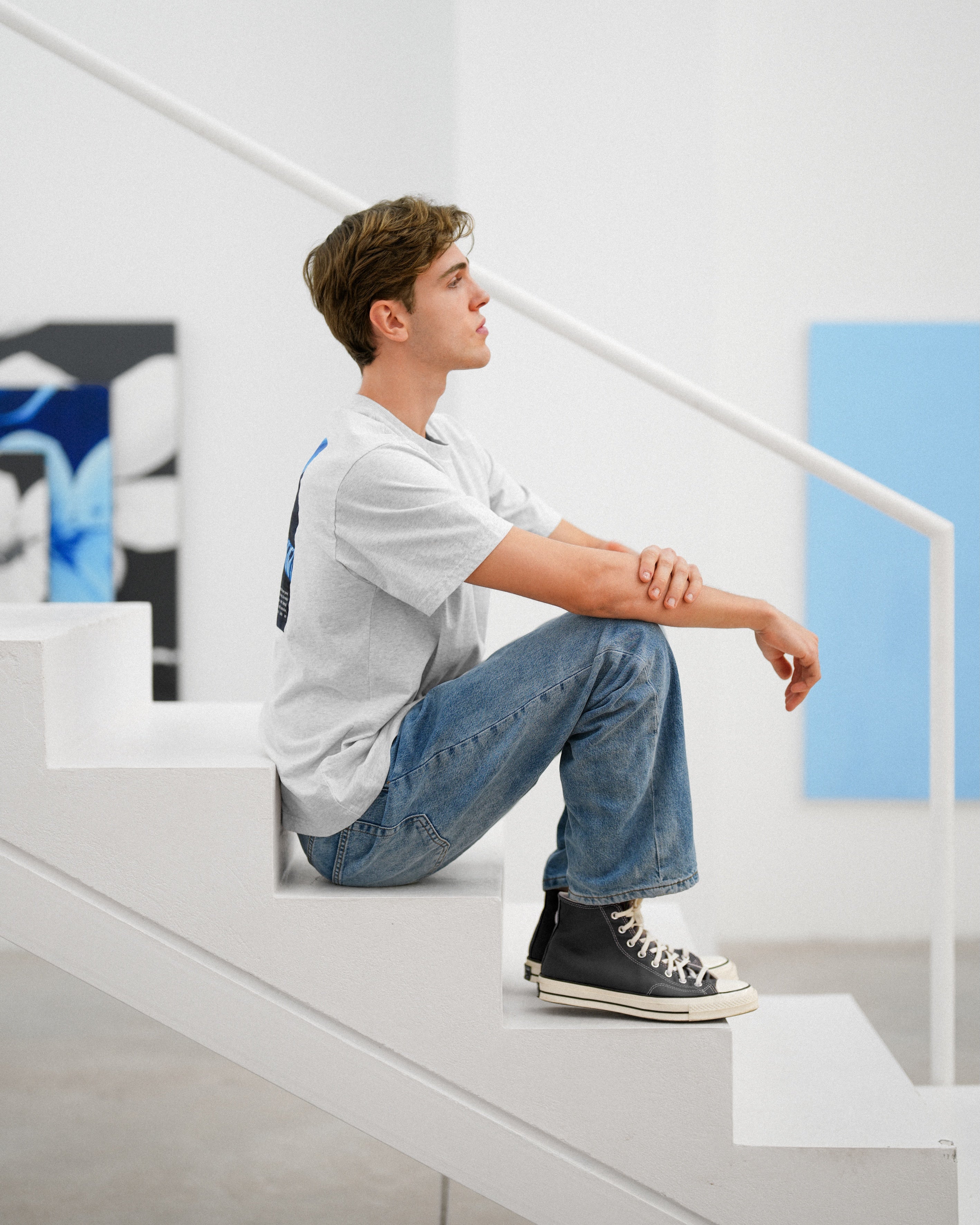 KATANA T-SHIRT LIGHT GREY