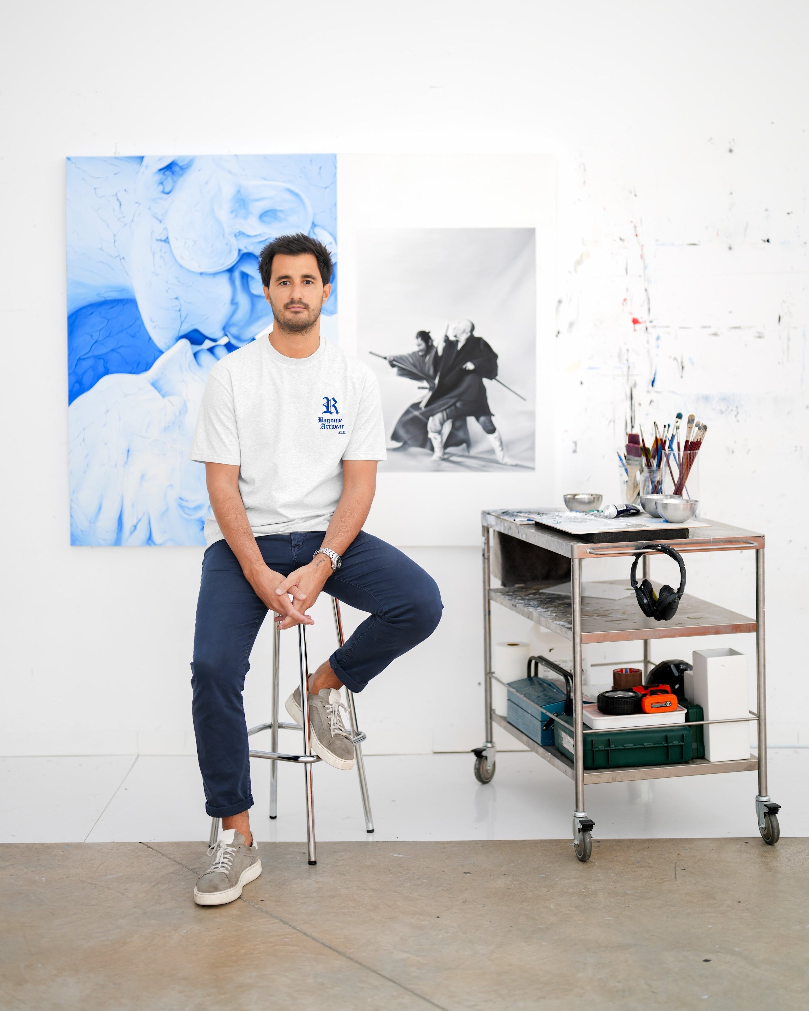 KATANA T-SHIRT LIGHT GREY