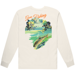 GONE FISHING LONGSLEEVE T-SHIRT