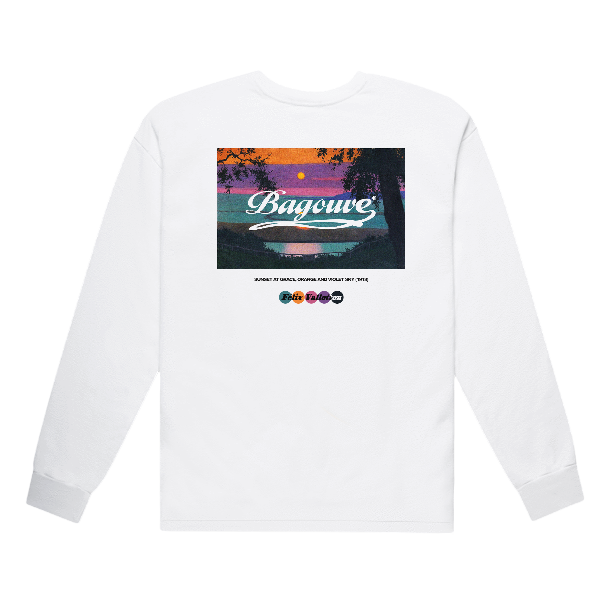 T-Shirt Sunset Bianco - La boutique del camice T-Shirt Sunset Bianco - La boutique del camice