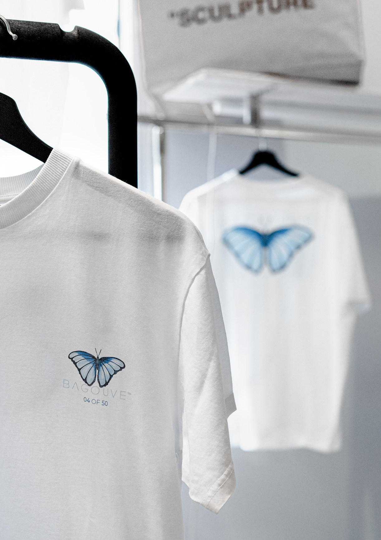 BLUE BUTTERFLY T-SHIRT